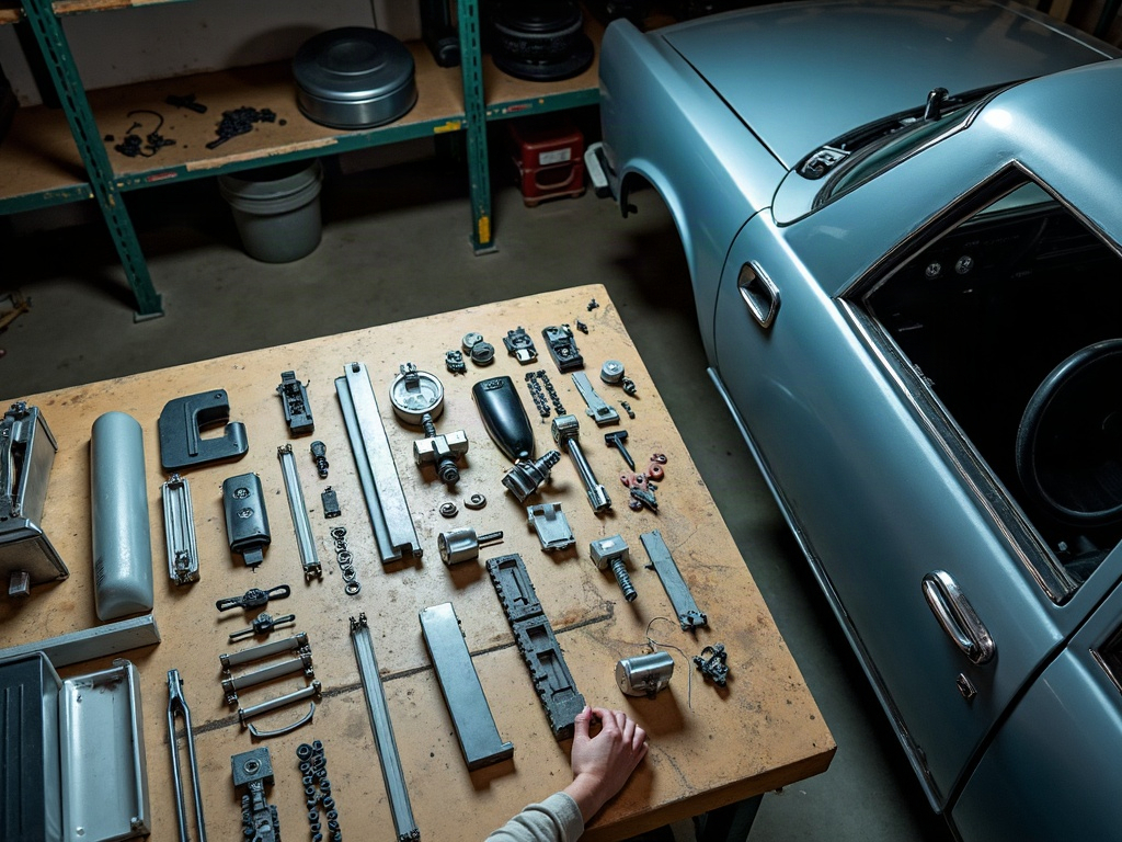 An auto body technician carefully inspecting collision damage — the thorough assessment an independent shop provides compared to a direct repair program body shop cutting costs for insurers.